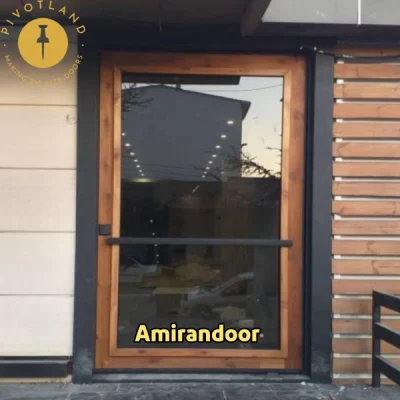 درب پیوت ورودی شیشه لمینت نوگذر